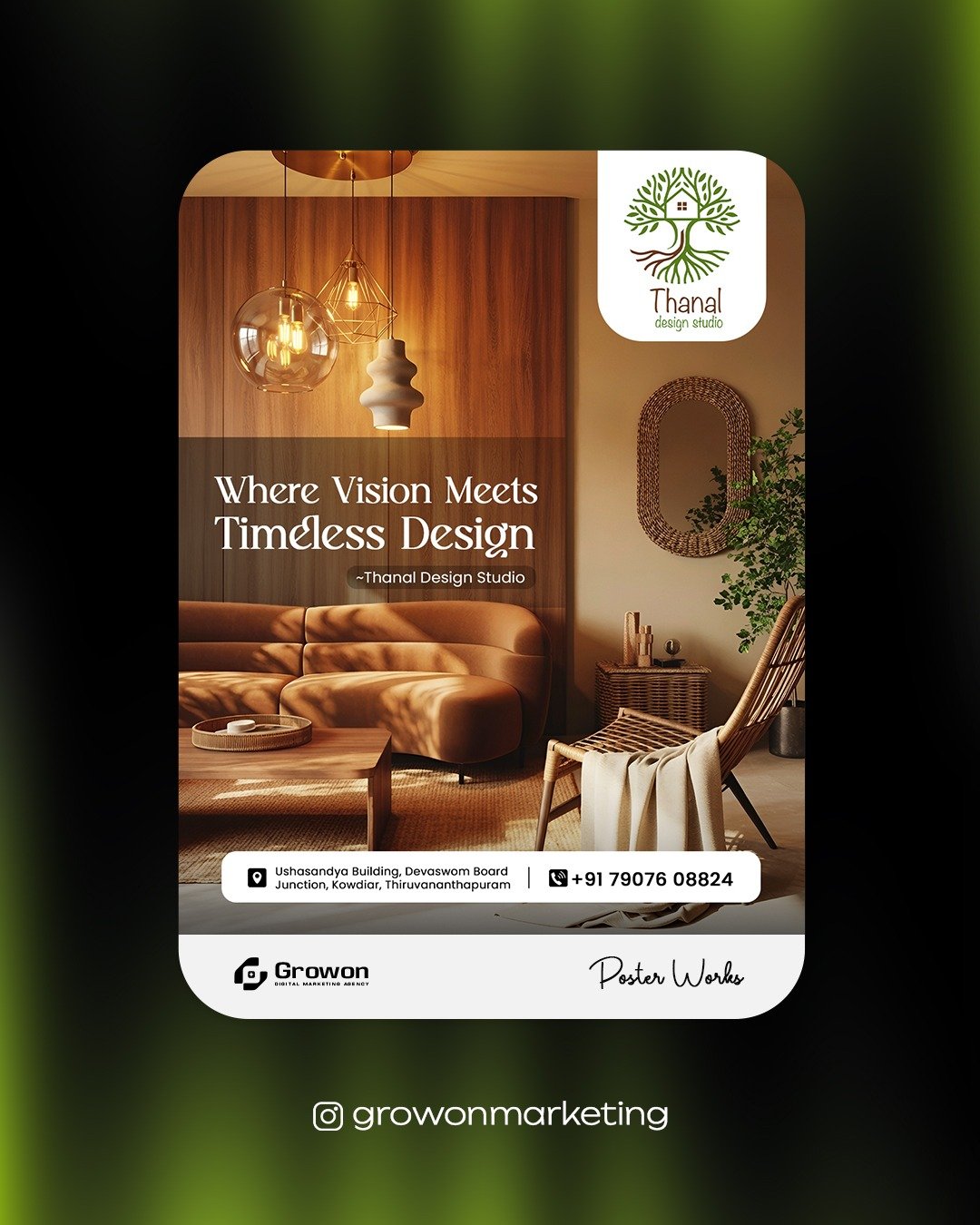 Thanal Design Studio interior design poster